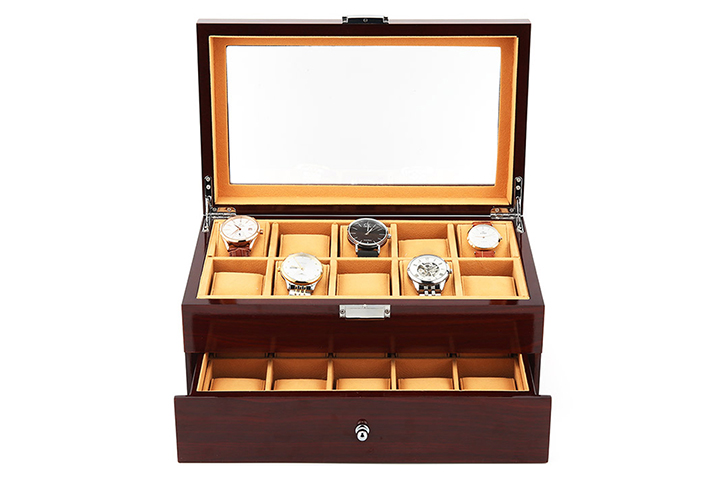 Amazon Hot Sale HD Glass Window Wholesale Watch Boxes