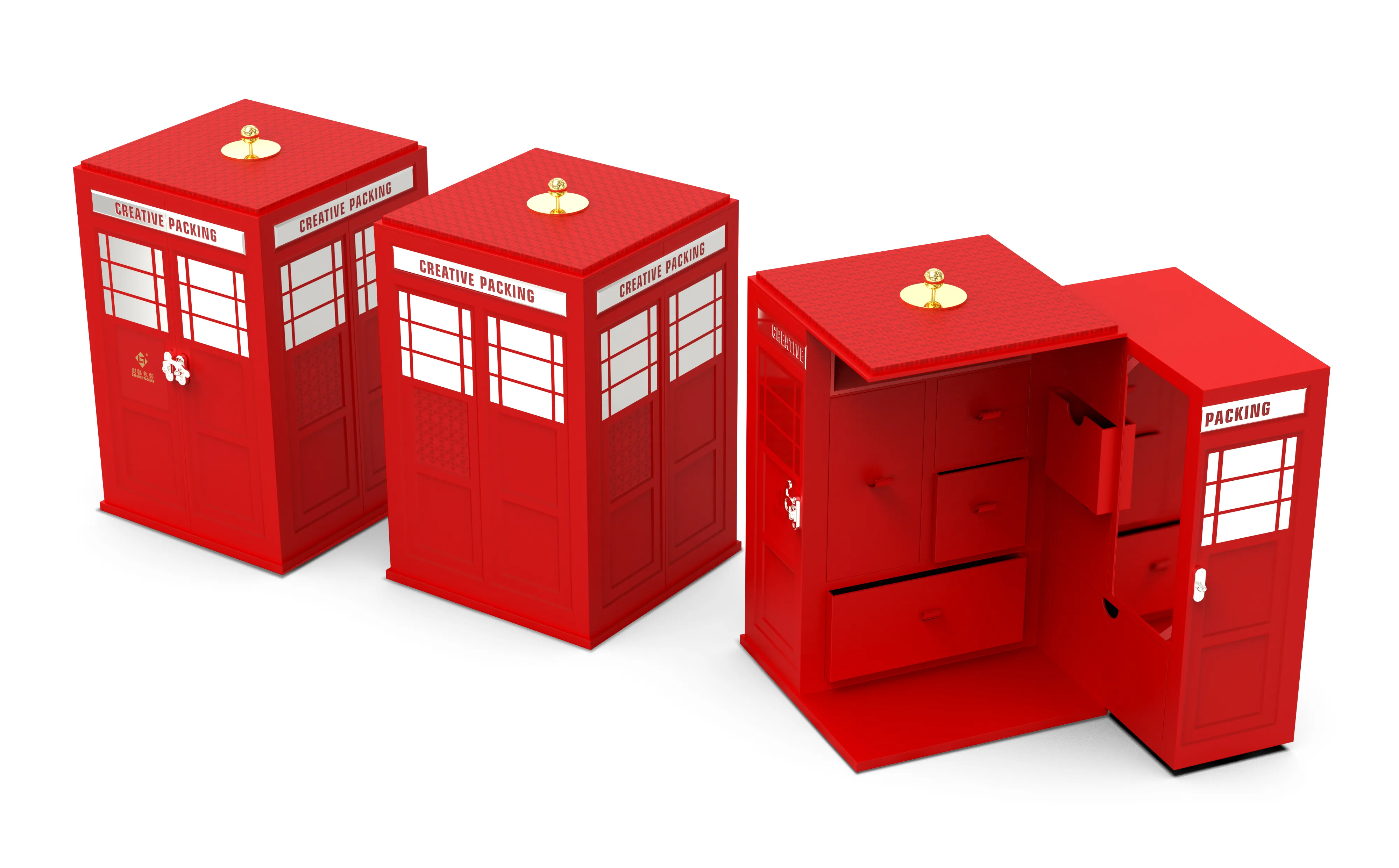 British Telephone Booth Perfume Gift Box Wholesale