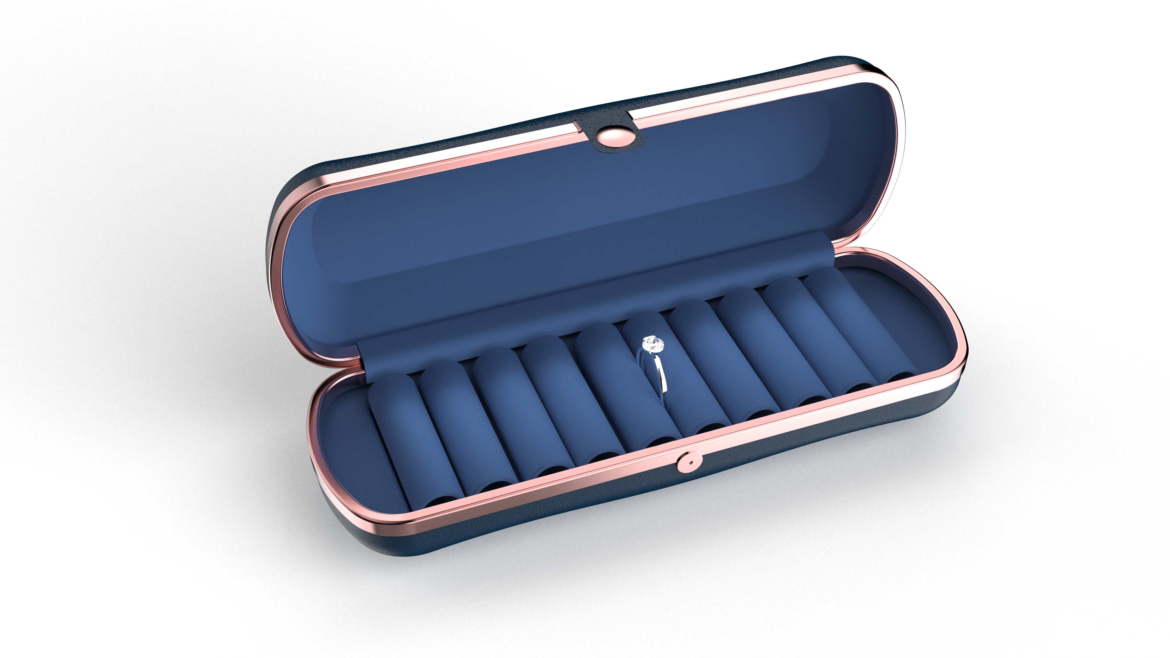 jewelry travel case leather