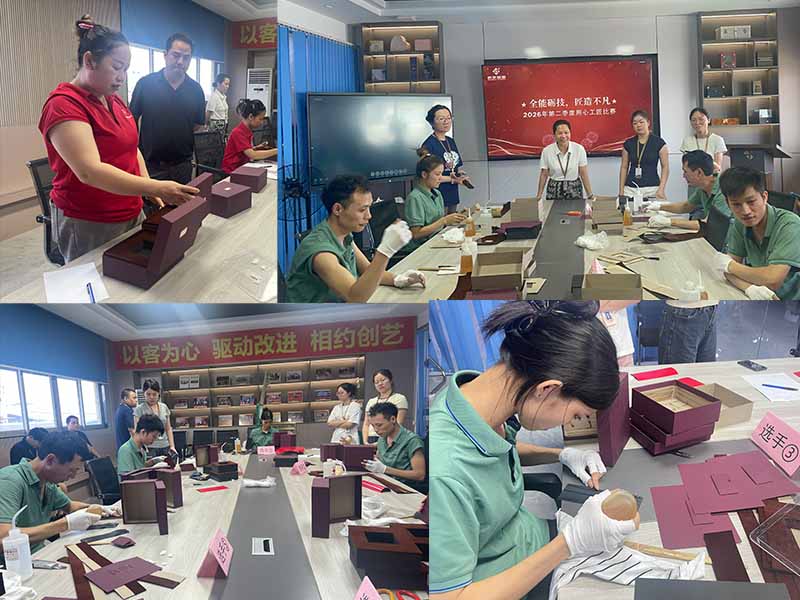 Creative Packing Holds Skills Competition to Strengthen High-End Gift Box Customization Capabilities