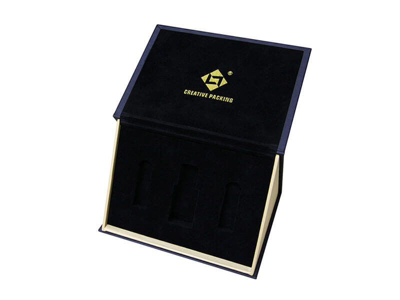 Luxury empty perfume bottle with box