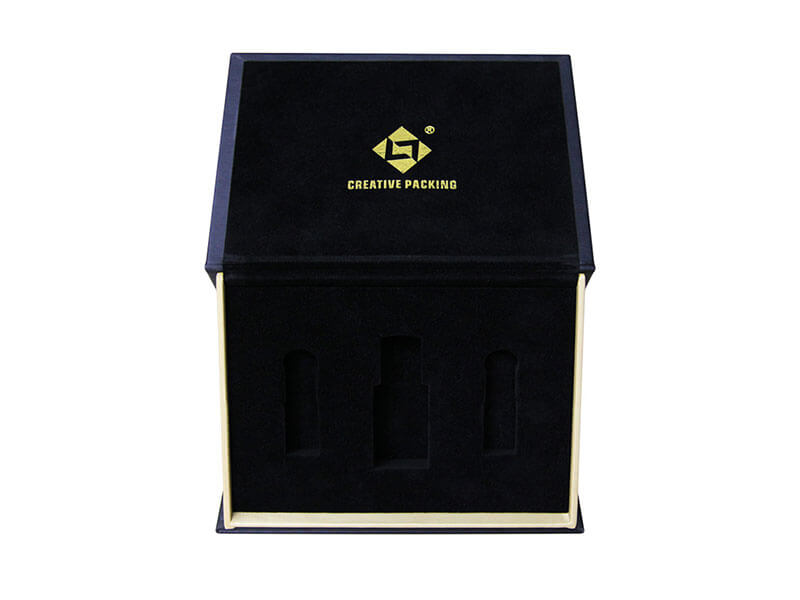 Luxury empty perfume bottle with box