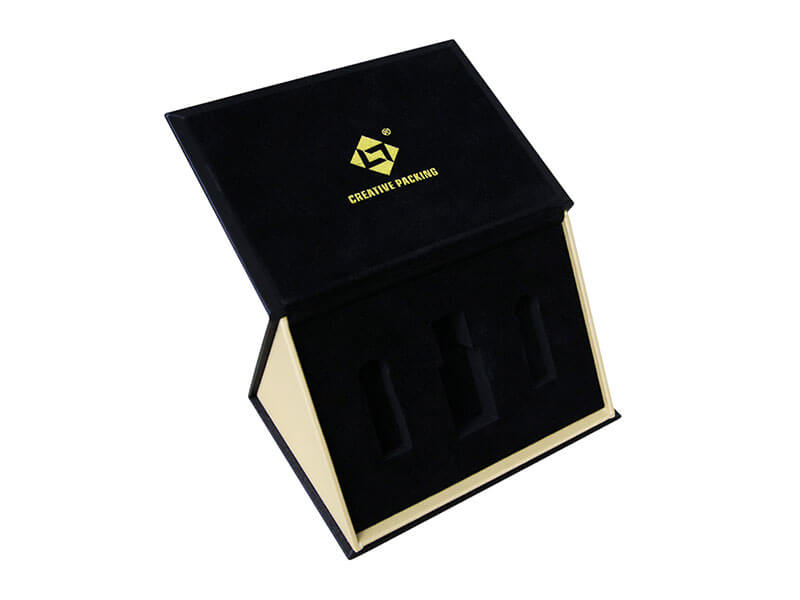 Luxury empty perfume bottle with box