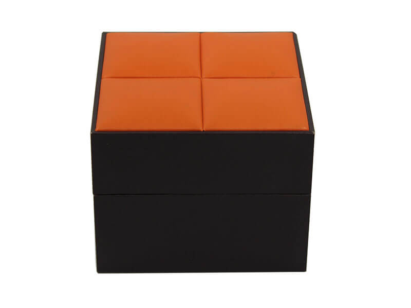 Orange Color Plastic Watch Box