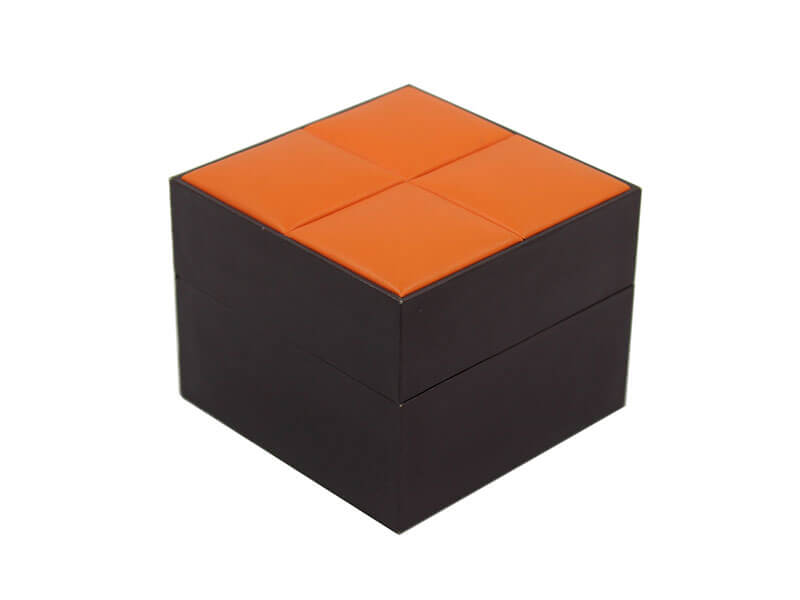 Orange Color Plastic Watch Box