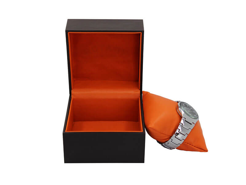 Orange Color Plastic Watch Box