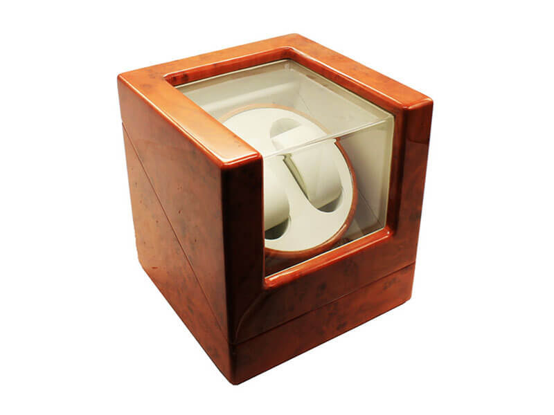 Burl Wood Dual Watch Winder