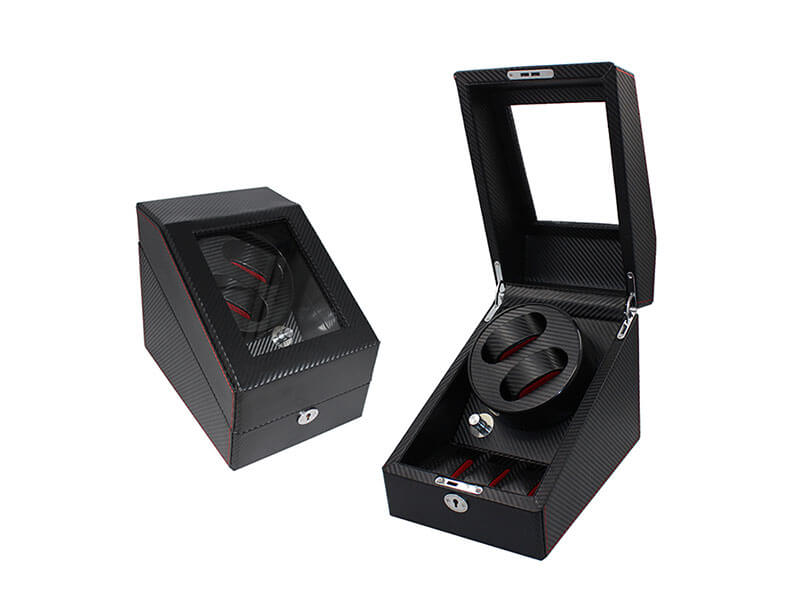 2+3 Carbon Fiber Leather Watch Winder