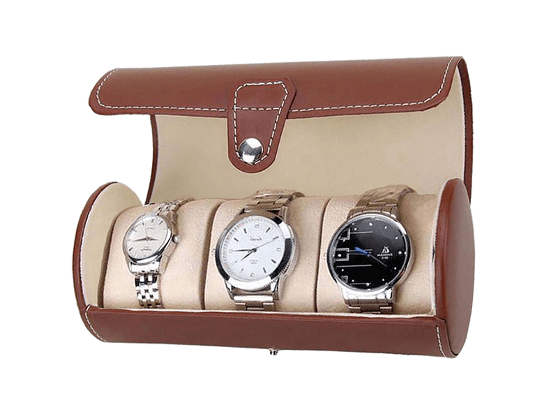 Leather watch box